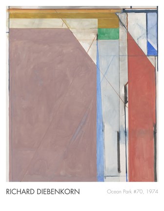 Framed Ocean Park No. 70, 1974 Print
