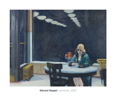 Framed Automat, 1927 Print