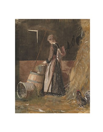 Framed Fresh Eggs, 1874 Print