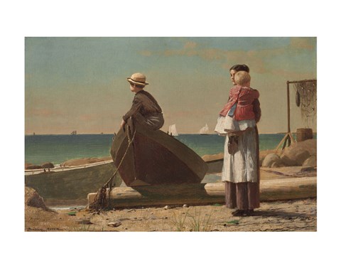 Framed Dad&#39;s Coming!, 1873 Print