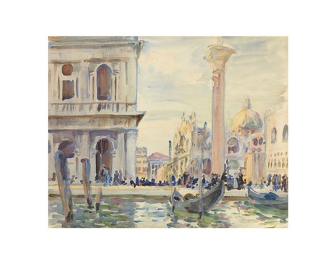 Framed Piazzetta, c. 1911 Print