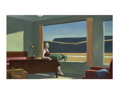 Framed Western Motel, 1957 Print