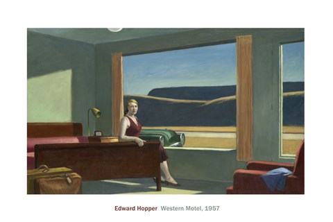 Framed Western Motel, 1957 Print