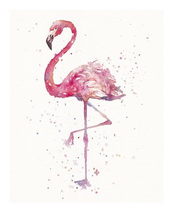 Framed Flamingo&#39;s Fancy Print