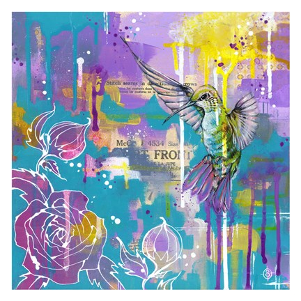 Framed Hummingbird&#39;s Folly Print