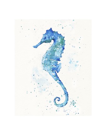 Framed Sailing Along (Seahorse) Print
