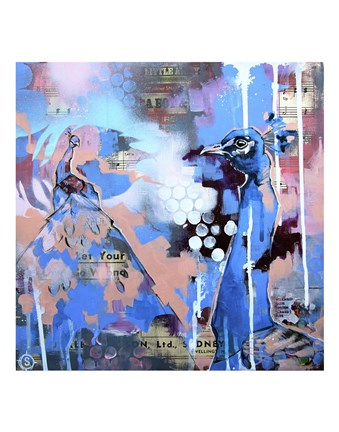 Framed My Boys in Blue Print