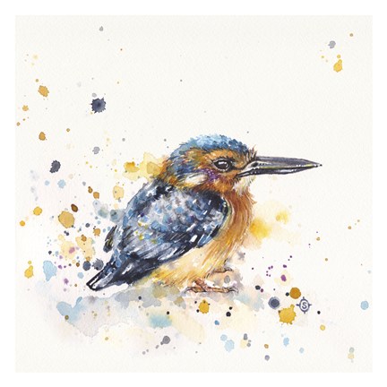 Framed Kingfisher Lane Print