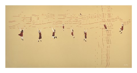 Framed Silent Music (Suspension) Print