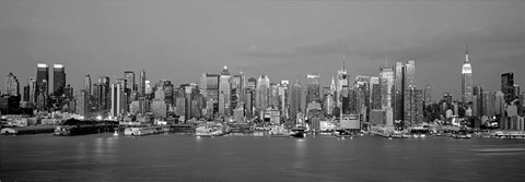 Framed Manhattan Skyline, NYC Print