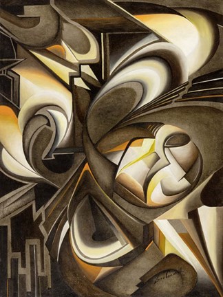 Framed Uno di due Print