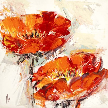 Framed Papaveri Dorati Print