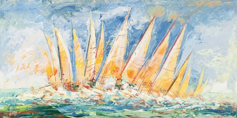 Framed Tra le Onde Print