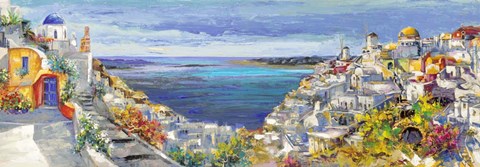 Framed Santorini Print