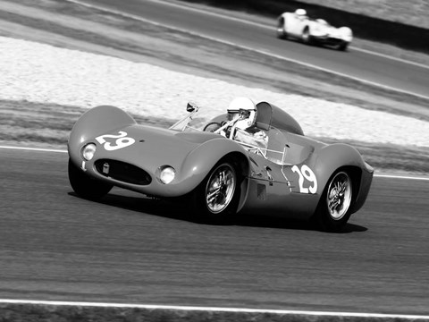 Framed Historical Race Cars 2 Print