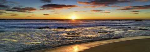 Framed Sunset, Leeuwin National Park, Australia Print