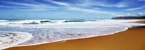 Framed Praia Azul, Portugal Print