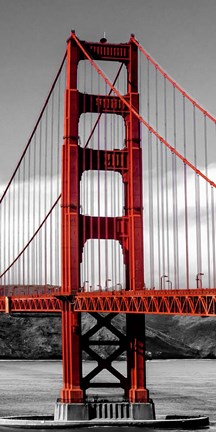 Framed Golden Gate Bridge II, San Francisco Print