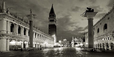 Framed Piazza San Marco, Venice Print