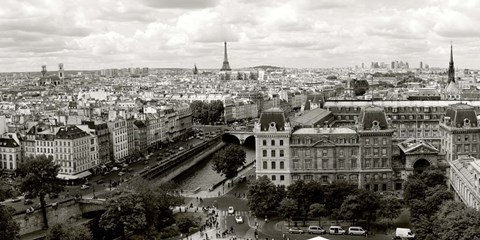 Framed Paris Panorama Print