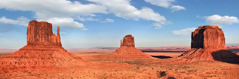 Framed View to the Monument Valley, Arizona Print