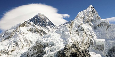 Framed Mount Everest (detail) Print