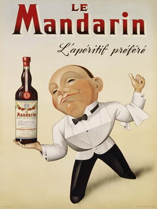 Framed Le Mandarin L&#39;Aperitif Prefere, 1932 Print