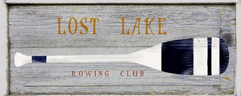 Framed Lost Lake Rowing Print