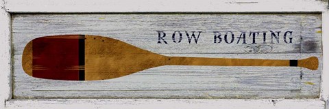 Framed Row Boating Print