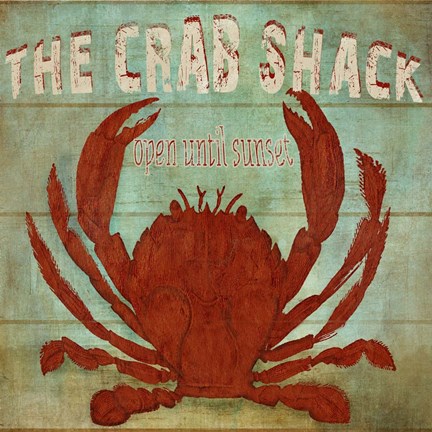 Framed Crab Shack Print