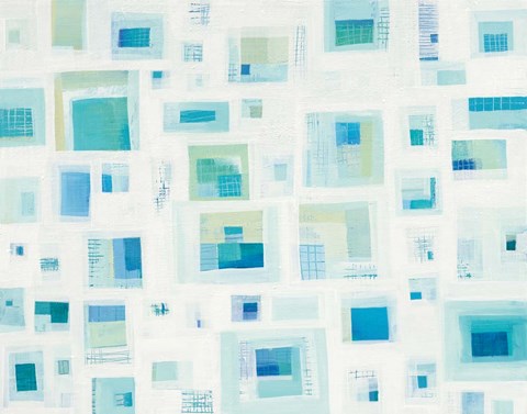 Framed Harbor Windows V Print