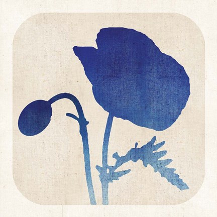 Framed Batik Garden III Print