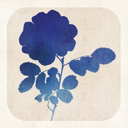 Framed Batik Garden IV Print