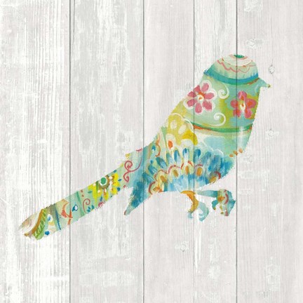 Framed Spring Dream Paisley X Print