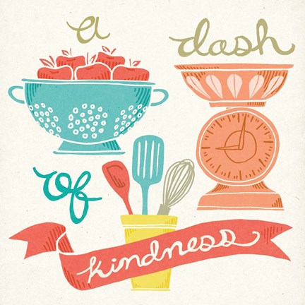 Framed Dash of Kindness Print