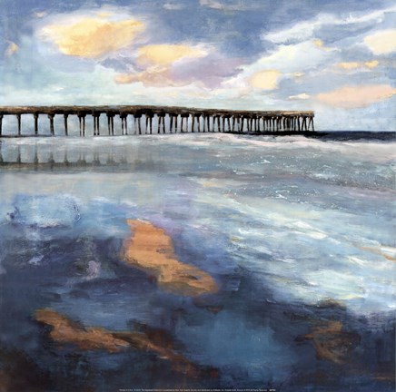 Framed Coastal Hush Print