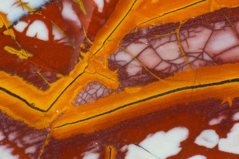 Framed Noreena Jasper Rock Slab Print