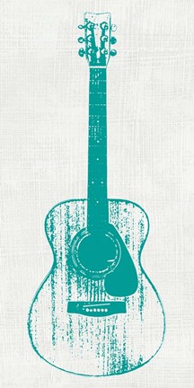 Framed Guitar Collectior I Print