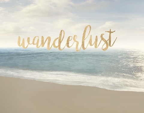 Framed Beach Wanderlust Print