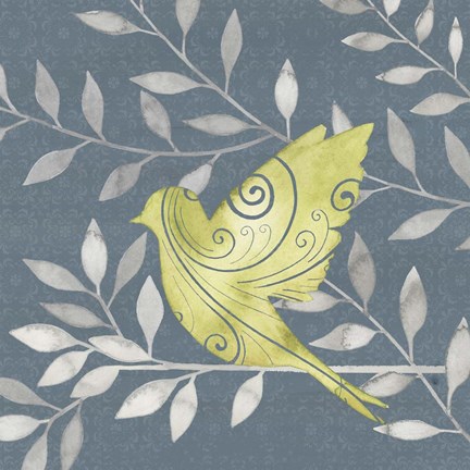 Framed Serene Silhouette I Print