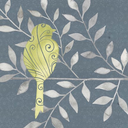 Framed Serene Silhouette III Print