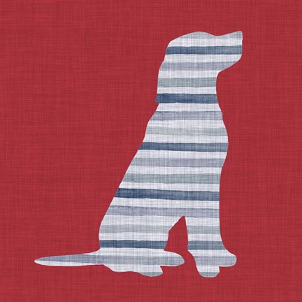 Framed Lakeside Silhouette IV Print