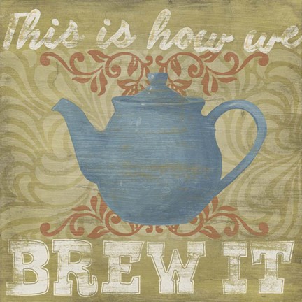 Framed Hip Kitchen I Print