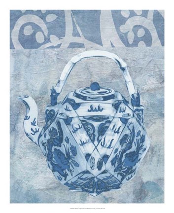 Framed Chinese Teapot  I Print