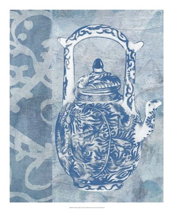 Framed Chinese Teapot  II Print