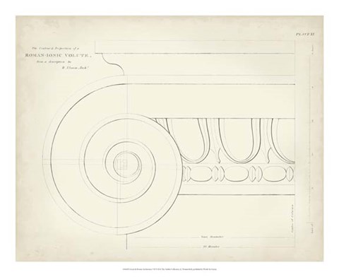 Framed Greek &amp; Roman Architecture VII Print