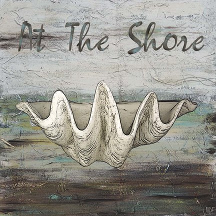 Framed At the Shore I Print