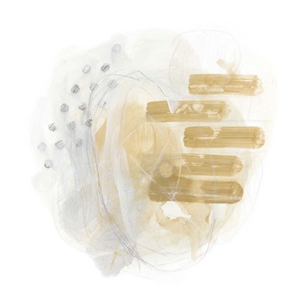 Framed Saffron Energy II Print