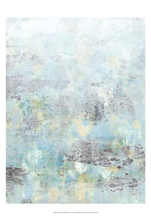 Framed Cerulean Reflections II Print