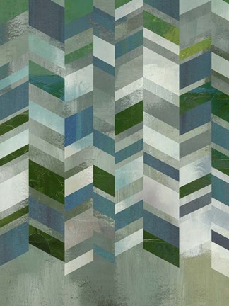 Framed Ocean Elements I Print